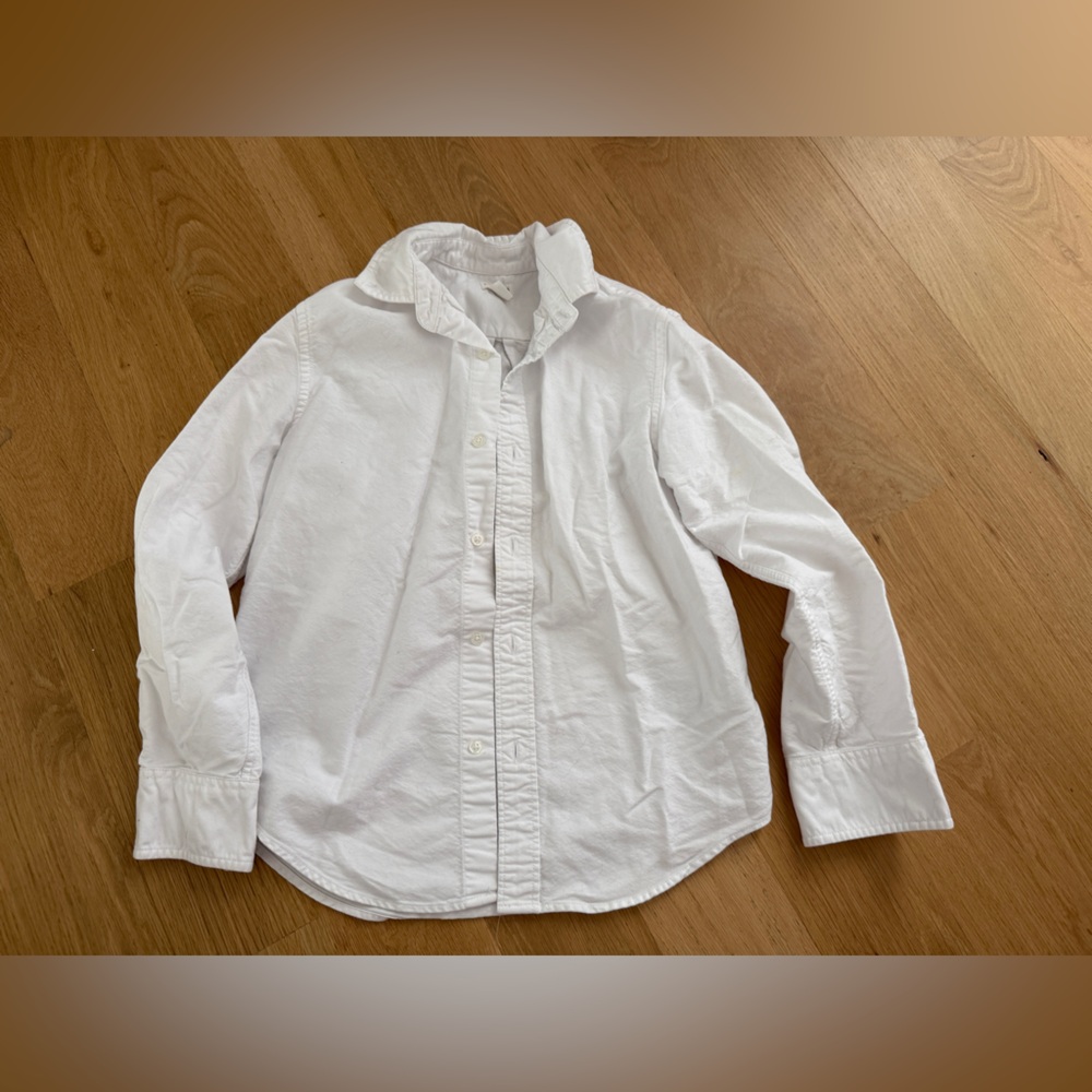 Crewcuts Crisp White Collared Shirt